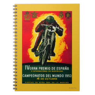 Carnet Gran Premio de Espana Vintage PosterEurope