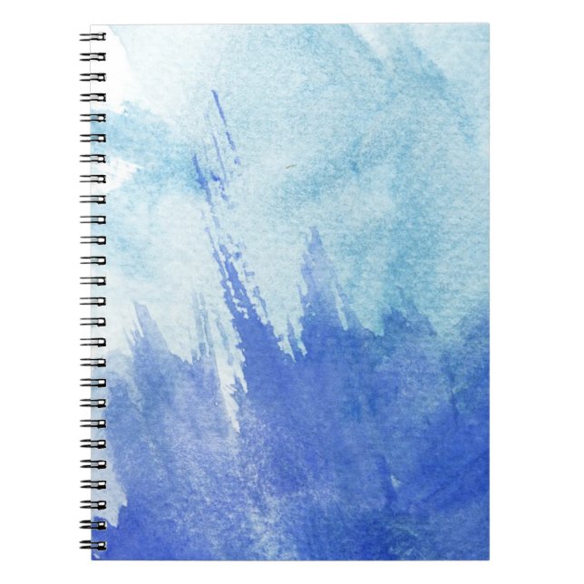 Carnet grand arrière - plan d'aquarelle - peintures (Devant)