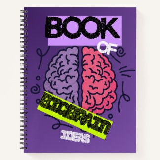 Carnet Grand cerveau en spirale