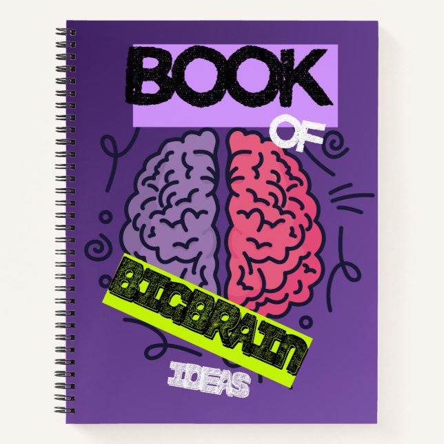 Carnet Grand cerveau en spirale (Devant)