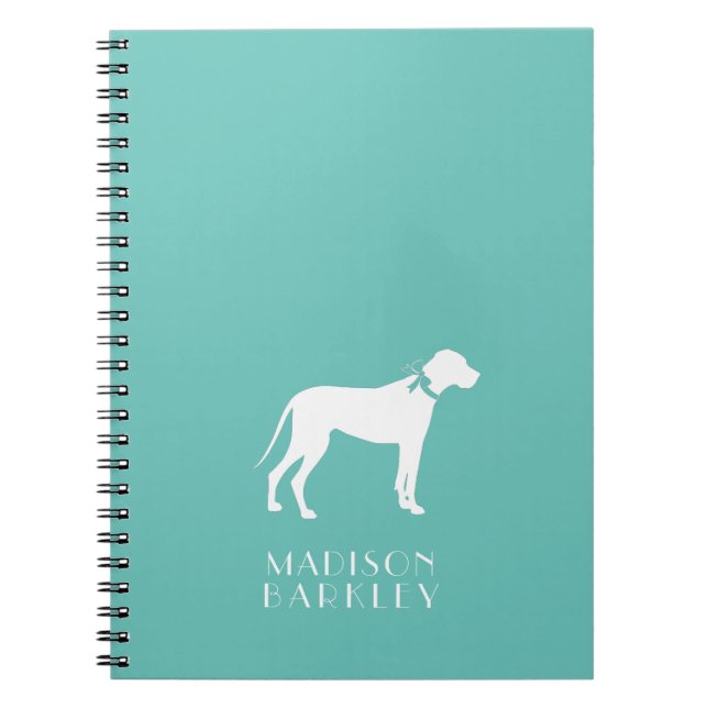 Carnet Grand Chien Danois Chien Chien Chien Chien Chien C (Devant)
