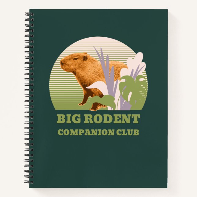 Carnet Grand Club de Compagnons Rongeurs Capybara (Devant)