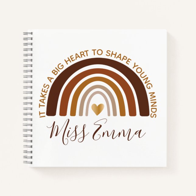 Carnet Grand coeur pour façonner les jeunes esprits Ensei (Devant)