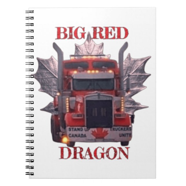 CARNET GRAND DRAGON ROUGE (Devant)