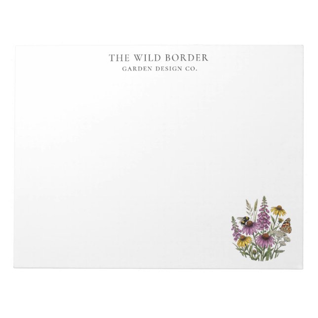Carnet grand format pour jardin botanique des poll (Devant)