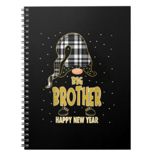 Carnet Grand Frère Bonne Année Cadeau apparenté