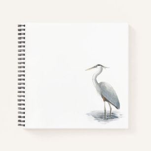 Carnet Grand héron bleu