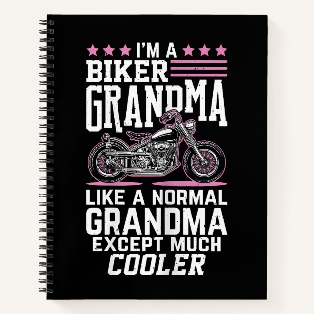 Carnet Grand-mère de vélo - Grand-mère de vélo (Devant)