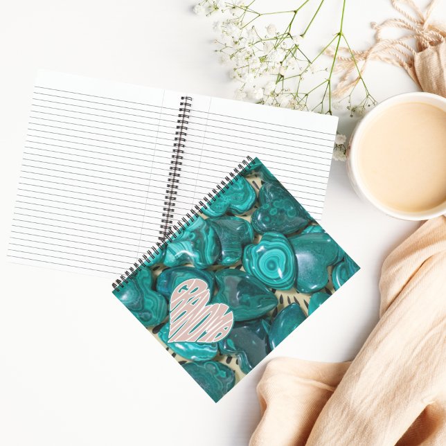 Carnet Grand-mère en cristal de Malachite vert (Créateur téléchargé)