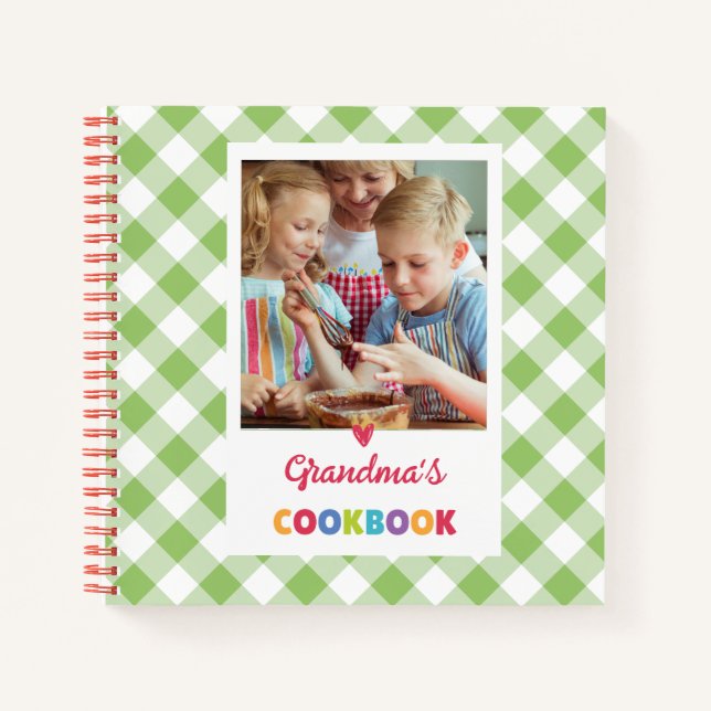 Carnet Grand-mère's CookBook (AJOUTER UNE PHOTO) (Devant)