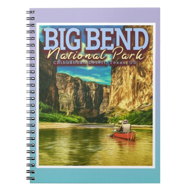 CARNET GRAND PARC NATIONAL DE BEND - TEXAS USA (Devant)