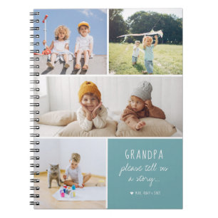 Carnet Grand-Père Nous Raconte Une Histoire Collage de