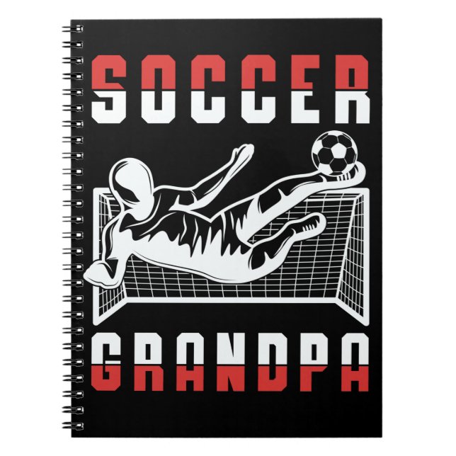 Carnet Grand-père sportif de football (Devant)