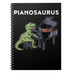 Carnet Grand Piano Cadeau Enfants Pianiste Dinosaur Musiq