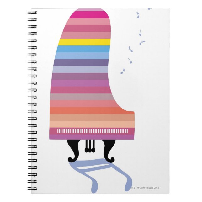 Carnet Grand piano du Colorful (Devant)