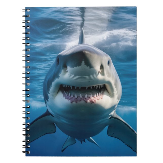 Carnet Grand requin blanc (Devant)