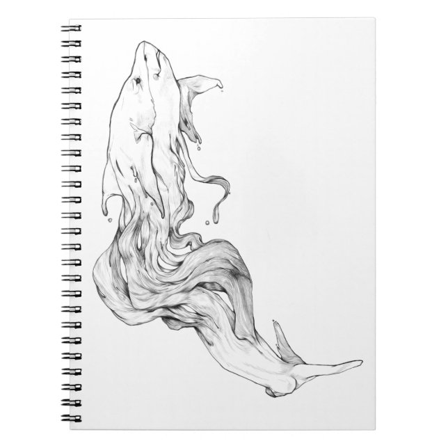 Carnet Grand requin horizontal (Devant)
