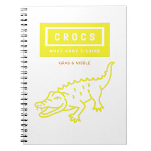 Carnet GRANDE CROCS, t-shirt crocodile