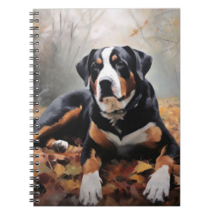 Carnet Grande montagne suisse à l'automne Feuilles automn