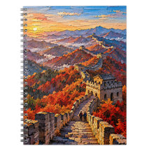 Grande Muraille en feu d'automne