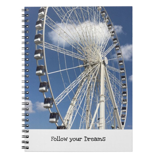 Carnet Grande Roue Suivez Vos Rêves (Devant)