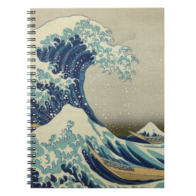 Carnet "Grande vague au large de Kanagawa" par Hokusai (Devant)