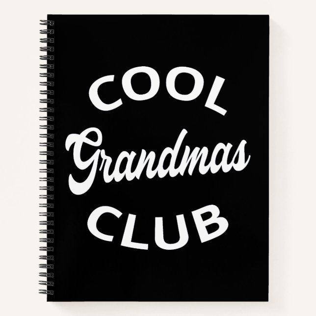Carnet Grandmas Club cool I (Devant)