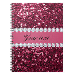 Carnet Grands parties scintillantes et diamants de Faux