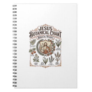 Carnet Graphique botanique de Jésus Plantes bibliques Jés