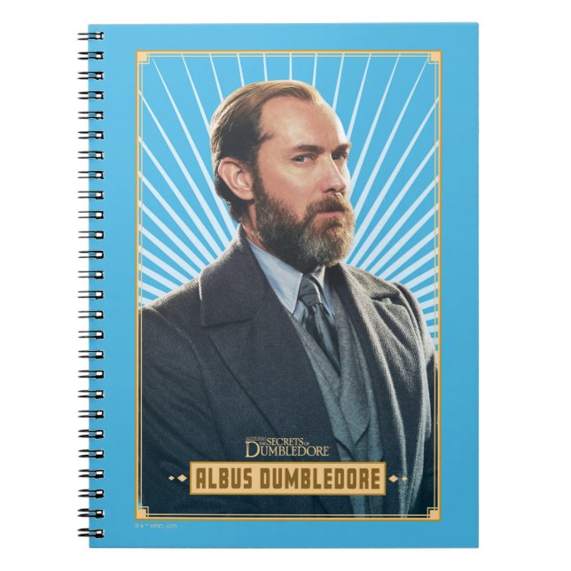Carnet Graphique de caractères Albus Dumbledore (Devant)