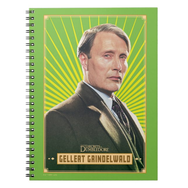 Carnet Graphique de caractères Gellert Grindelwald (Devant)