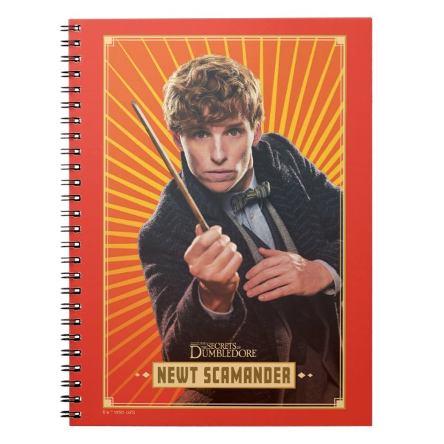 Carnet Graphique de caractères Newt Scamander (Devant)
