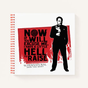 Carnet Graphique de citation de Crowley surnaturelle