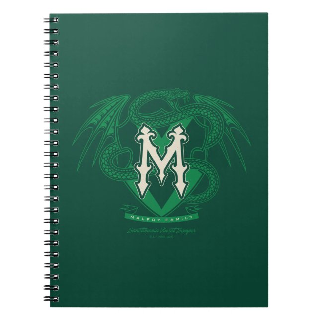 Carnet Graphique de crête de famille Malfoy (Devant)