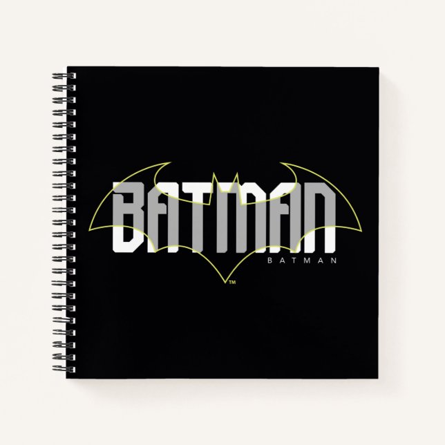 Carnet Graphique de nom haute technologie Batman (Devant)