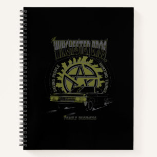 Carnet Graphique de voiture surnaturel "The Winchester Br
