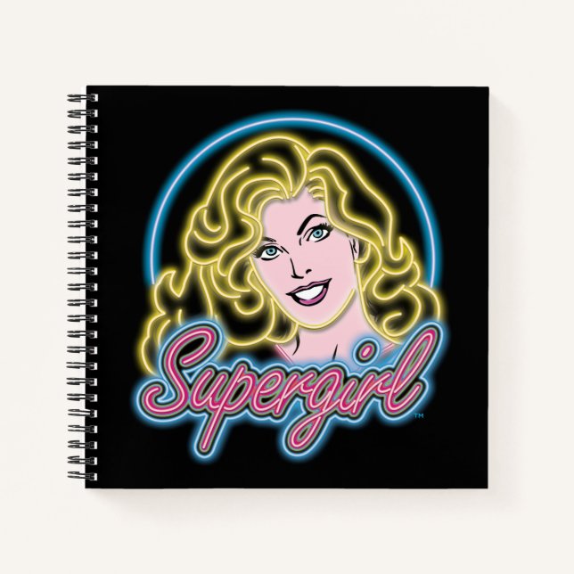 Carnet Graphique des lumières de Neon Retro Supergirl (Devant)