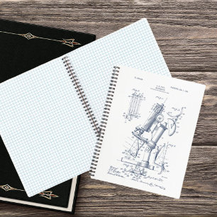 Carnet Graphique d'illustration de brevet au microscope v