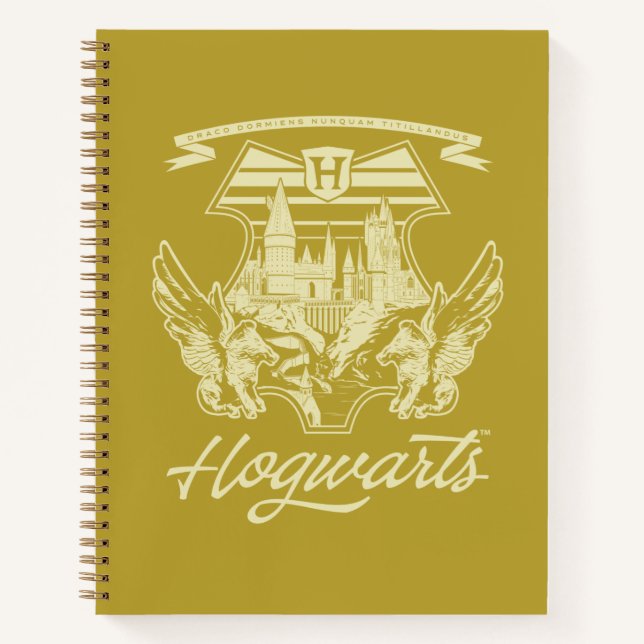 Carnet Graphique du bouclier ailé HOGWARTS™ (Devant)