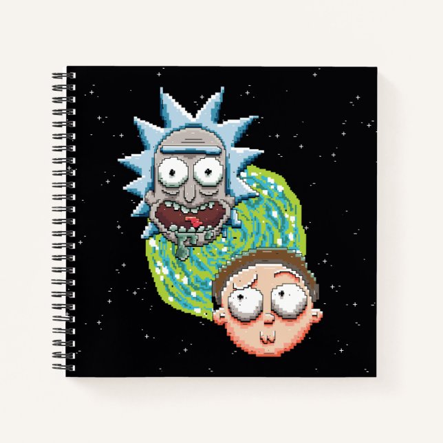 Carnet Graphique du portail Pixelverse Rick et Morty (Devant)