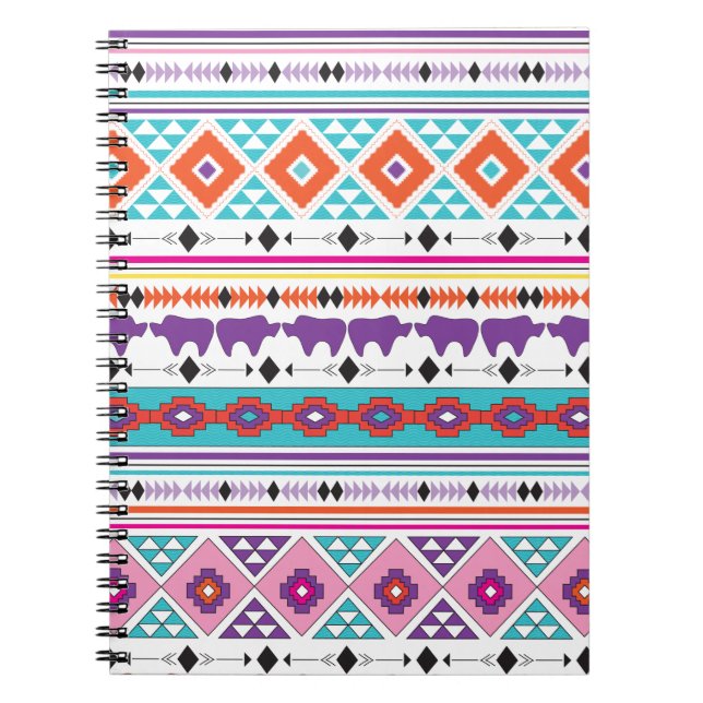 Carnet Graphique motif de la tribu Aztec (Devant)