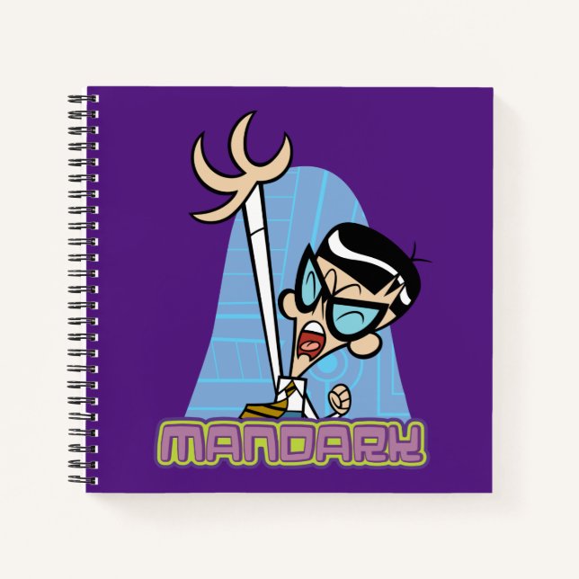 Carnet Graphique Nom de caractère Mandark (Devant)