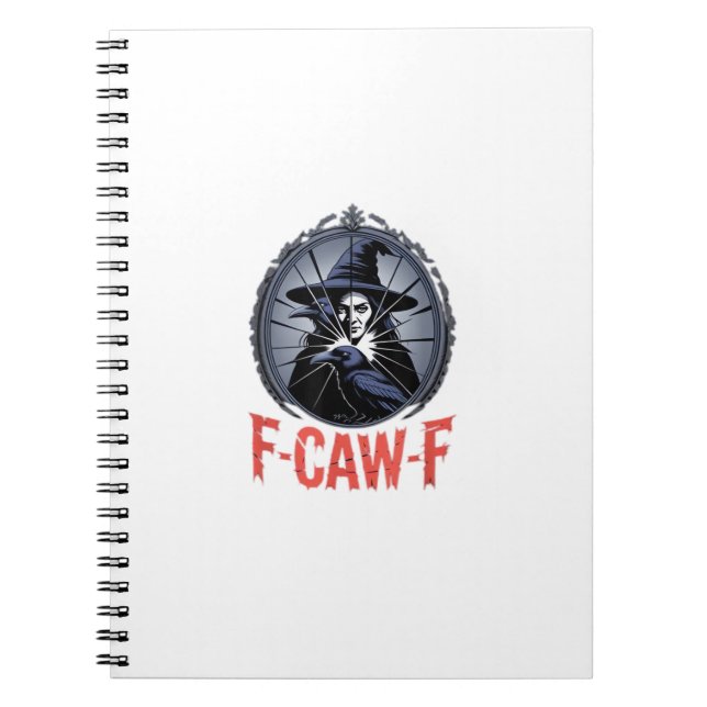 Carnet Graphique Rétro Classique F-Caw-F (Devant)