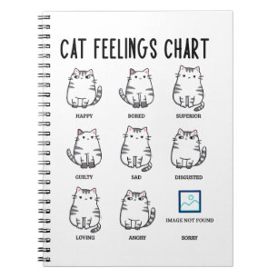 Carnet Graphique Sentiments de chat