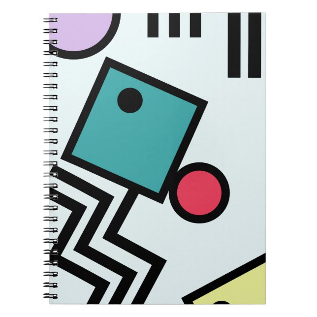 Carnet Graphiques abstraits de style d'art de bruit de (Devant)