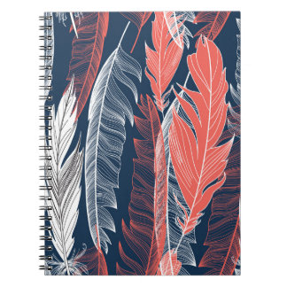 Carnet Graphiques En Plumes, Beau Motif sans couture.