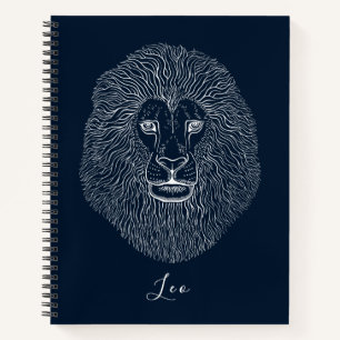 Carnet Graphiques personnalisés de tête de lion