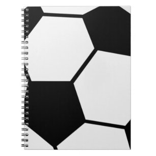 Carnet Graphisme de ballon de football classique Fan de s