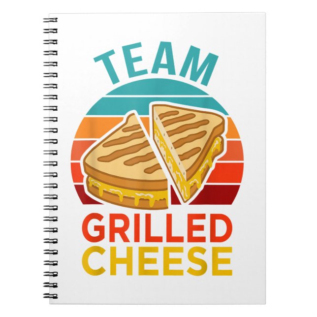Carnet Graphisme de l'amoureux du sandwich au fromage gri (Devant)