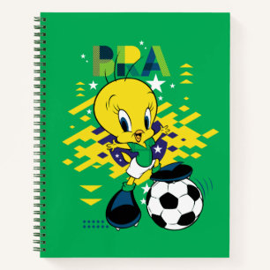 Carnet Graphisme de l'équipe de football du Brésil TWEETY
